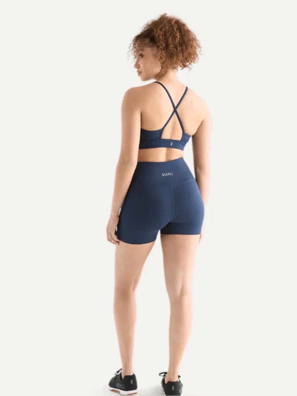 NOBULL Navy 4” High-Waist Shorts Medium